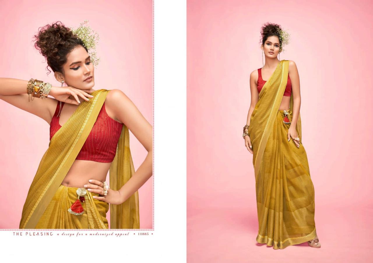 5D DESIGNER CANDY Fancy Regular Wear Printed Designer Saree Collection